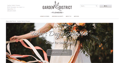 Desktop Screenshot of gardendistrictflowers.com